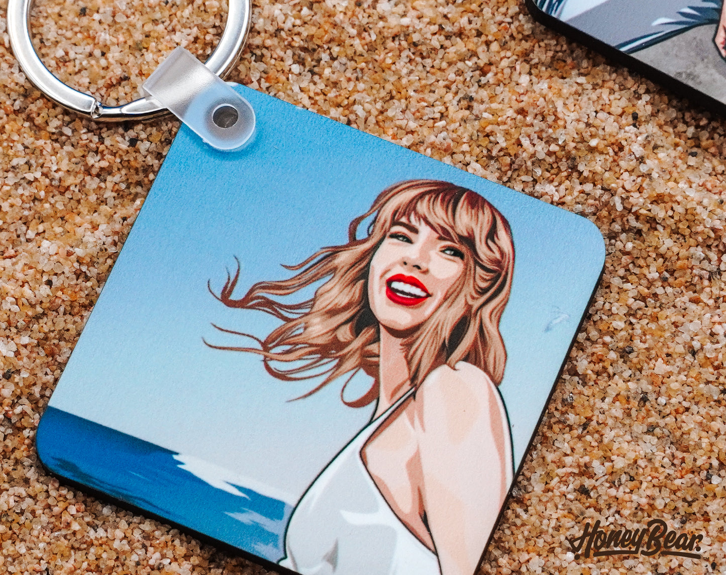Pop Star Cover Art Inspired Keychains
