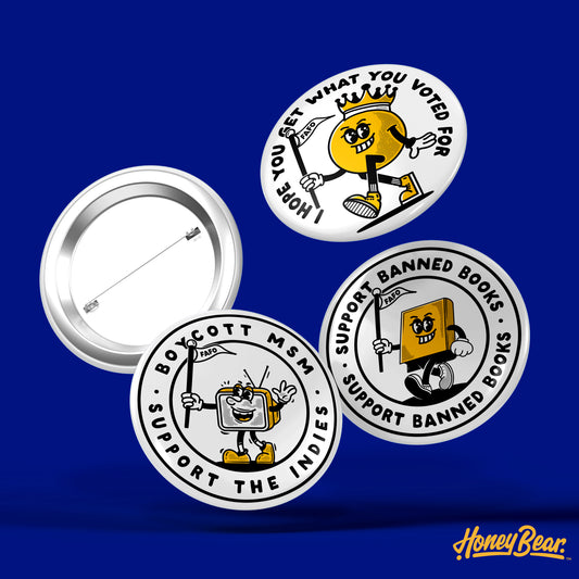 It's Fine, Everything Sucks – Real World Humor Pin Back Buttons