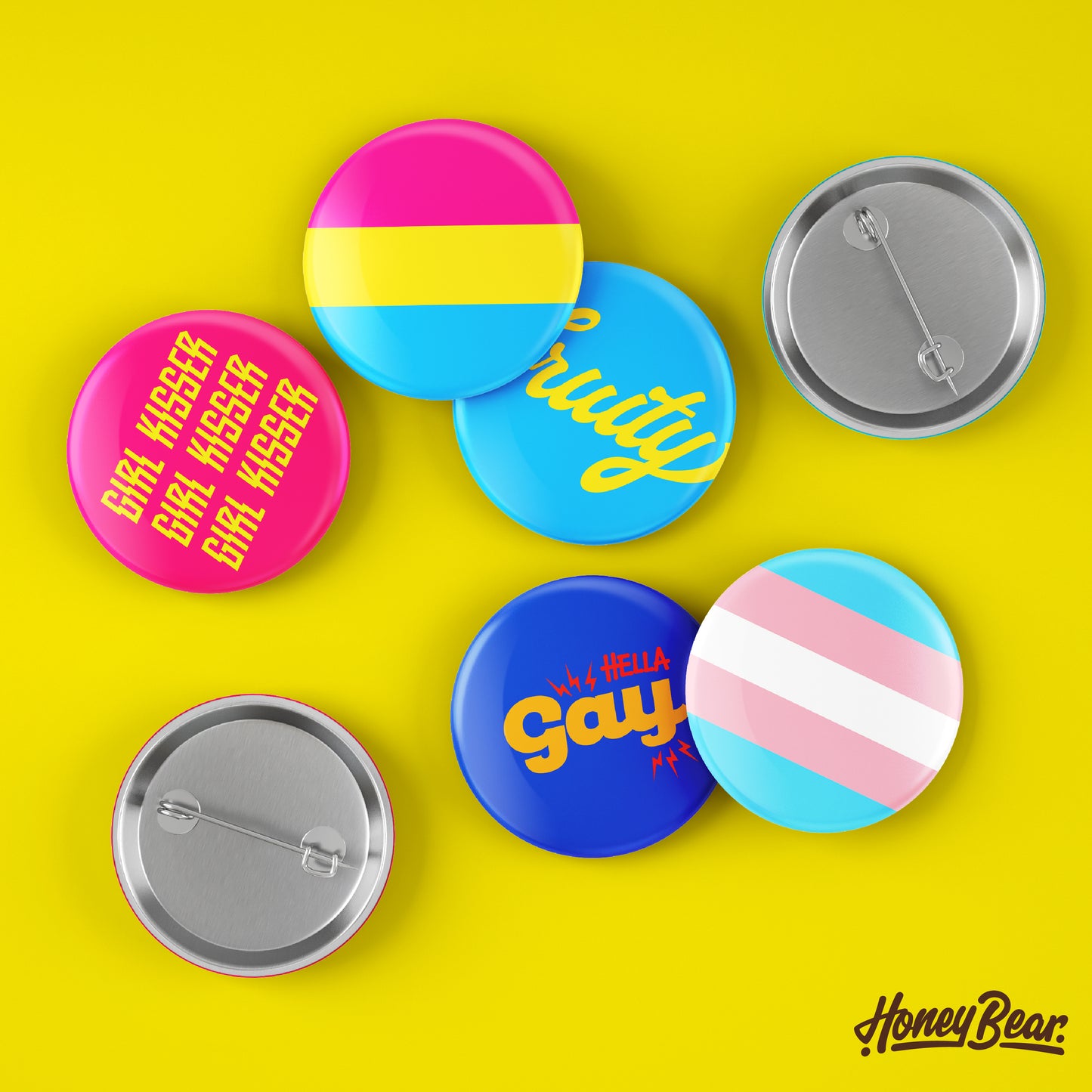 Solo 'Queer Pride' LGBTQ+ Pin Back Buttons