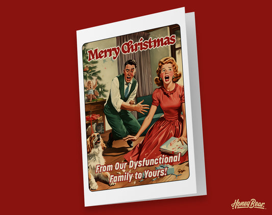 Vintage Holiday: ‘Dysfunctional Family’ Card