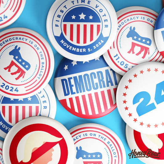 Solo 'Election 2024' Pin Back Buttons