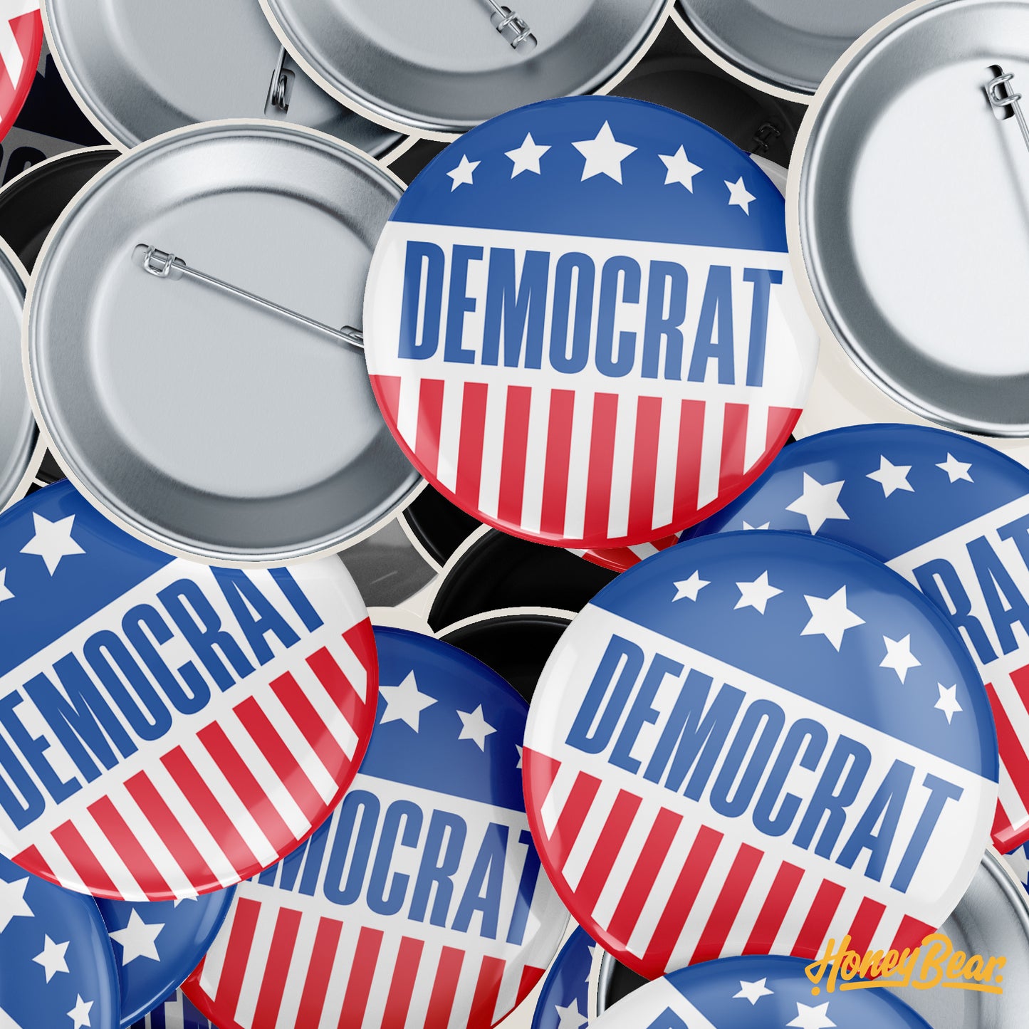 Solo 'Election 2024' Pin Back Buttons