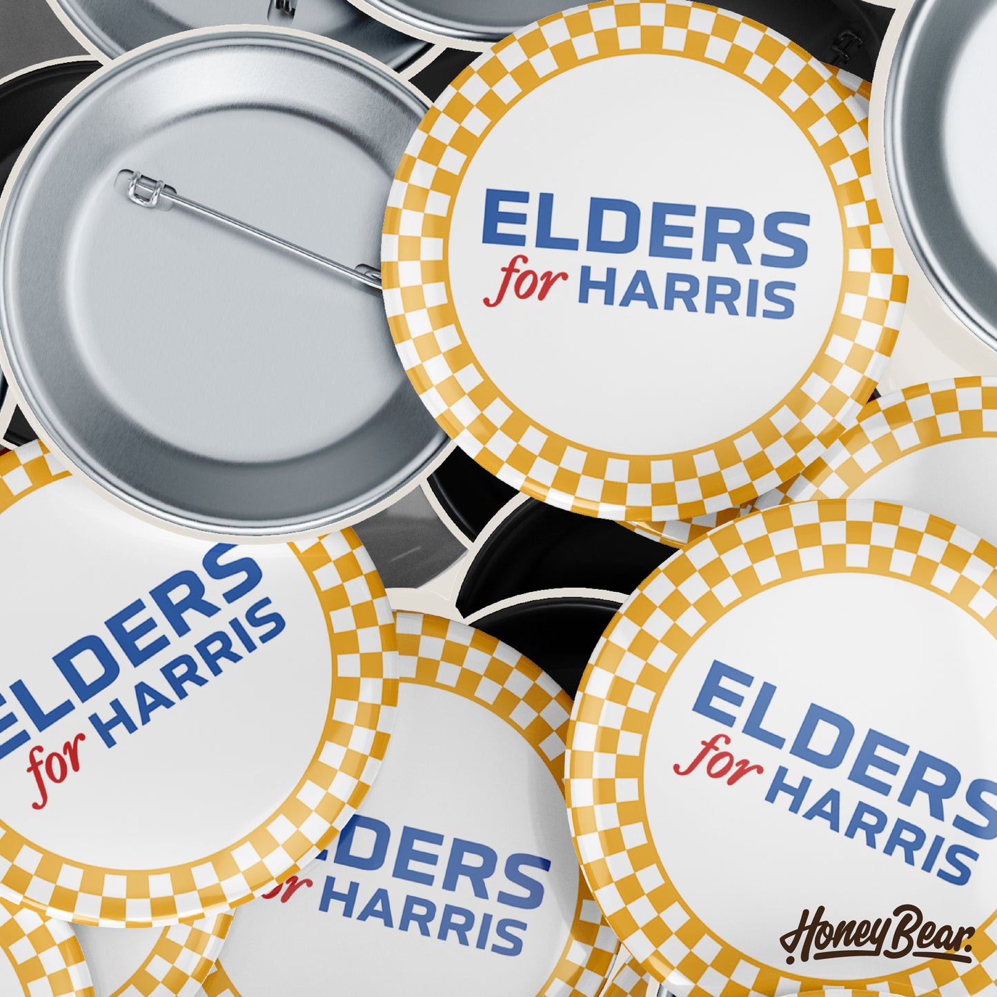 Solo 'For Harris' Pin Back Buttons