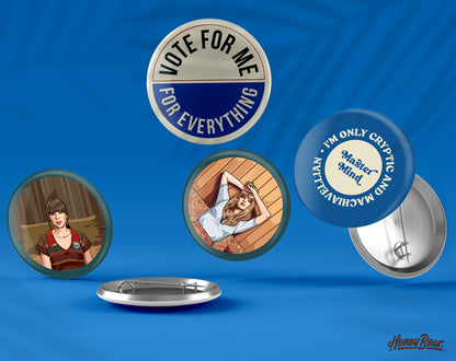 'Meet At Midnight' Pinback Buttons Pack