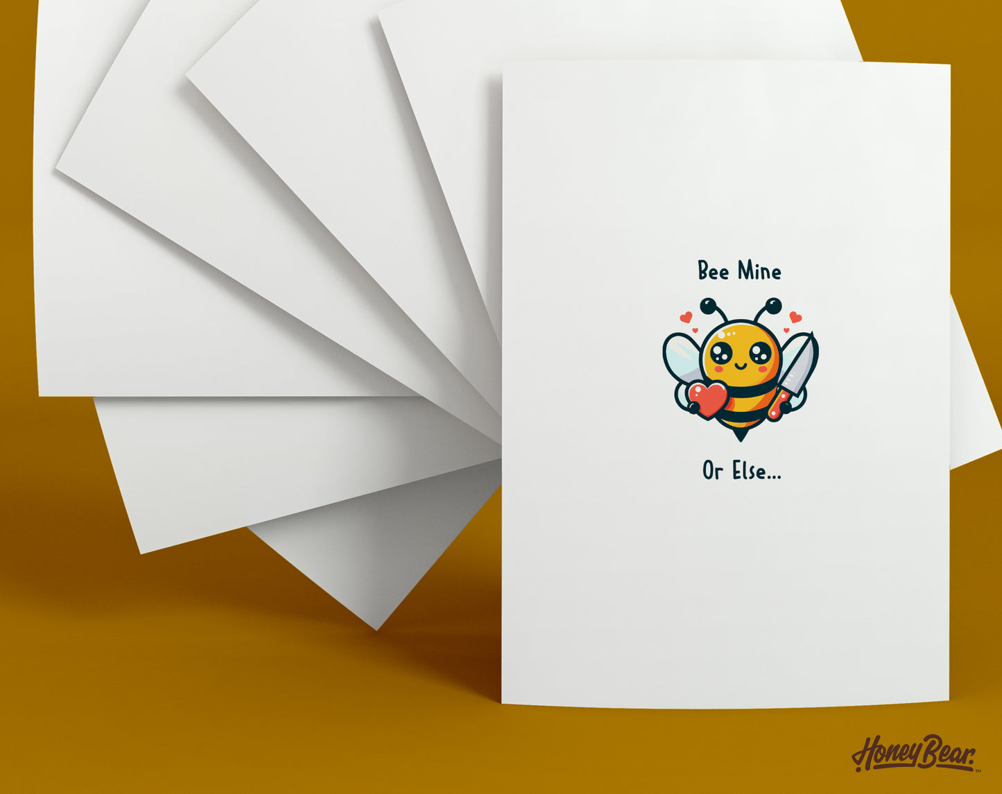 Bee Mine, or Else.. Fun & Witty Valentine's Day Greeting Card