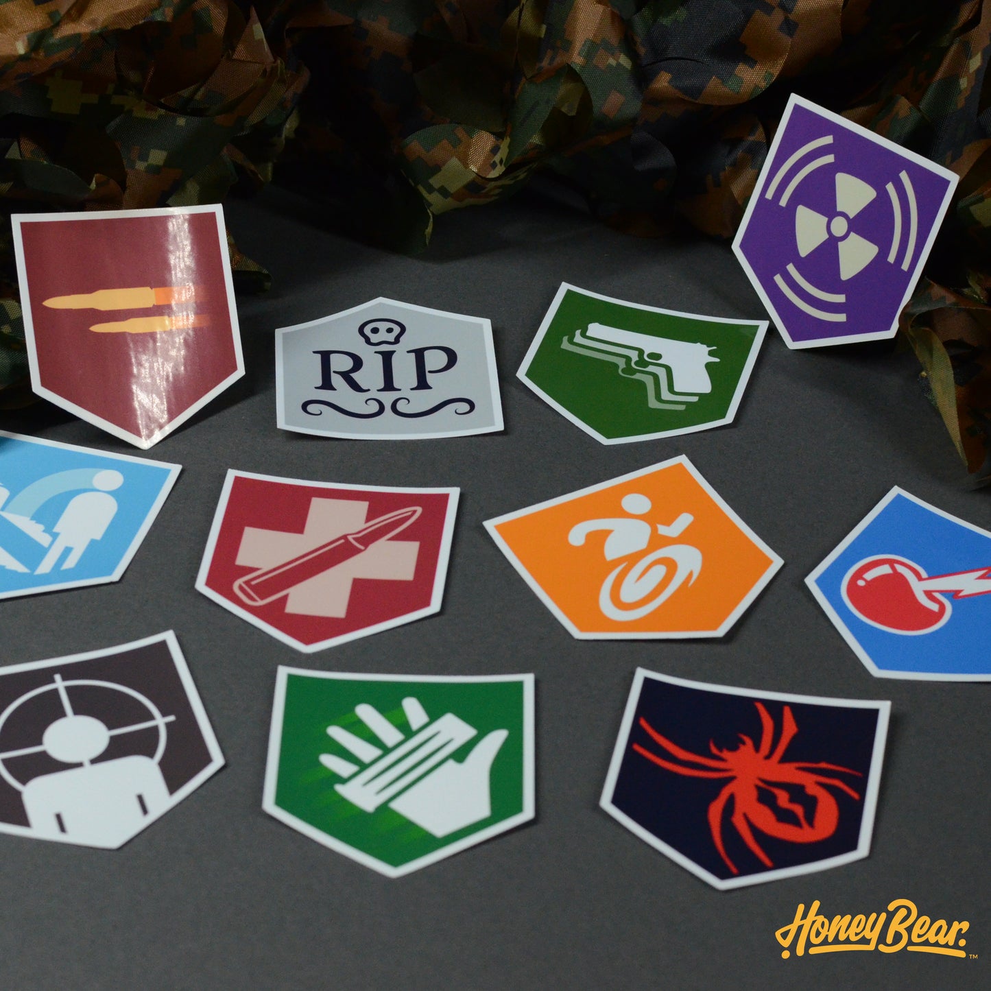 Nostalgic Zombie Game Vinyl Stickers