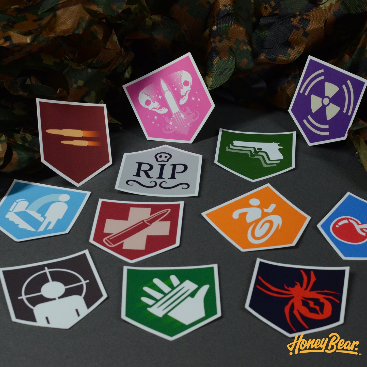 Nostalgic Zombie Game Vinyl Stickers