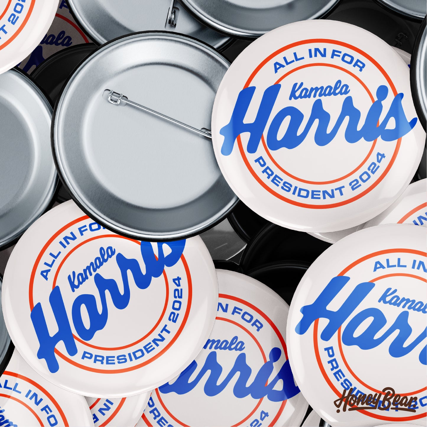 Free 'Kamala Harris' 1.5 Pin Back Button