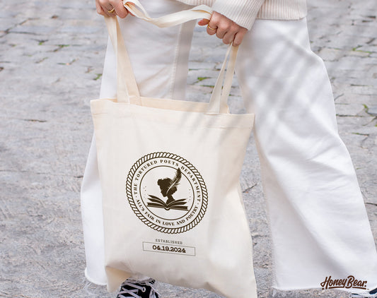 Literary Chic: ‘Tortured Poets’ Custom Polyester Tote